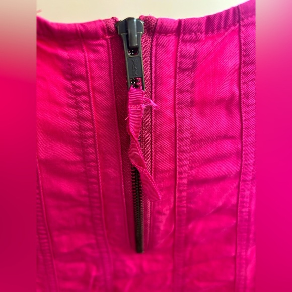 Hot Pink Becca Style Free People Mini Dress, Size Petite-Small - Picture 6 of 6